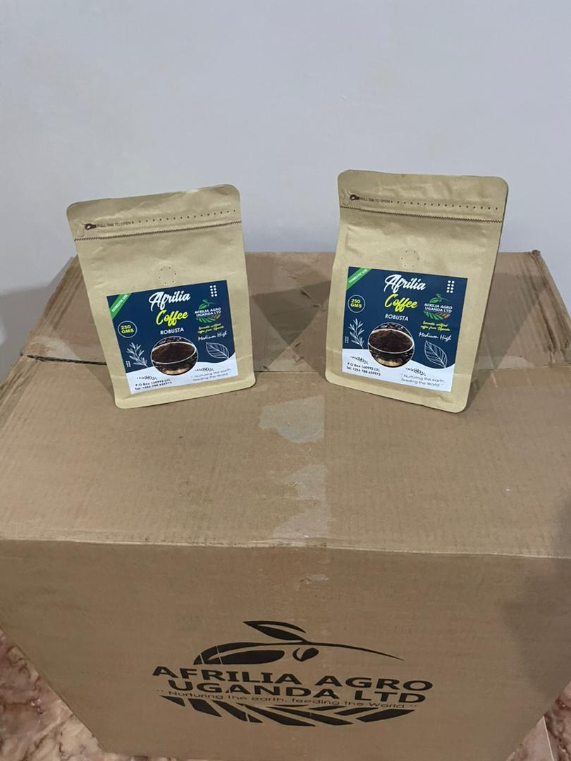 Roasted coffee packs assortment
